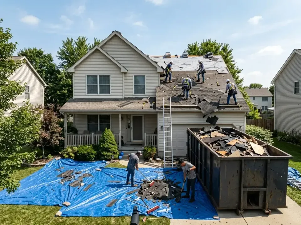 roof-replacement-debris-remova-004 — frequently asked questions, Cheapest Dumpster Rentals in East Lake, FL